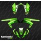 Kit dekor Racing-Power Grün - IDgrafix - Kawasaki KFX 450R