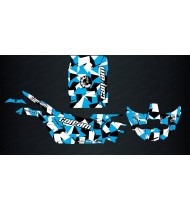 Kit decorazione Piazza Edition (Nero/Blu) - Idgrafix - Can Am Maverick X3