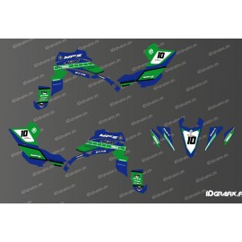 Kit décoration 60eme Yamaha Full (Bleu/Vert) - IDgrafix - Yamaha YFZ 450 / YFZ 450R