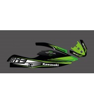 Kit deco personalizzato Monster Edition (verde) per Kawasaki SXR 800