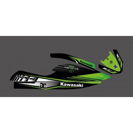 Kit deco custom Monster Edition (green) for Kawasaki SXR 800 - IDgrafix