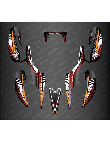 Star Edition deco kit (Red/Orange) for Polaris Scrambler 500 (before 2012)