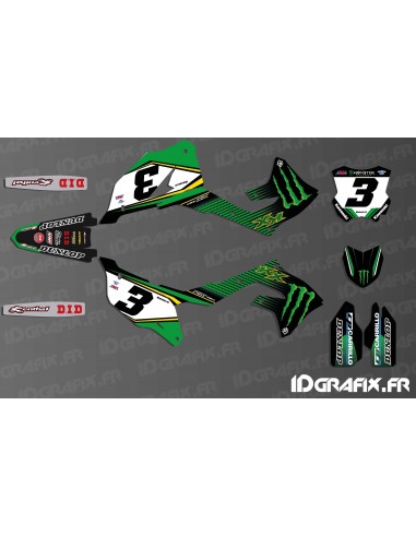 Kit déco Eli Tomac 19 Réplica pour Kawasaki KX/KXF