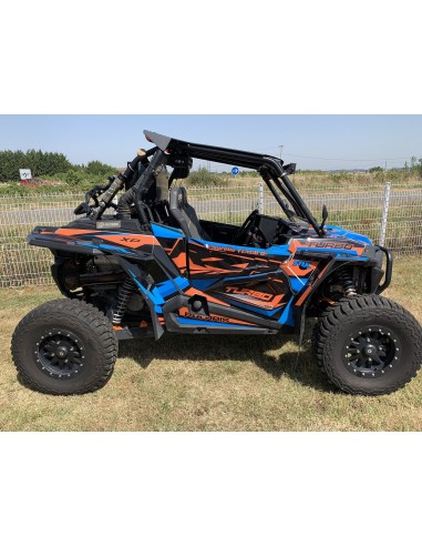 Kit de decoració Factory Edition (Blau/Taronja) - IDgrafix - Polaris RZR 1000 Turbo -idgrafix