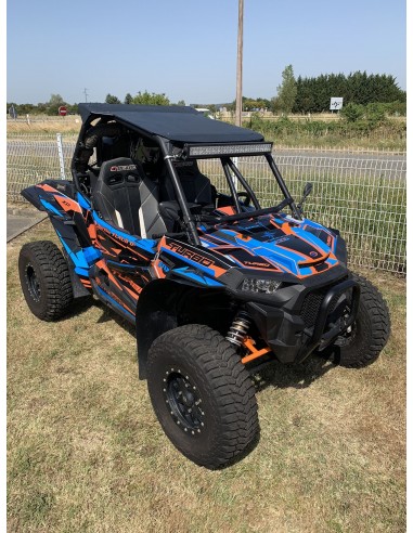 Kit décoration Factory Edition (Bleu/Orange)- IDgrafix - Polaris RZR 1000 Turbo