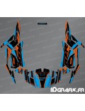 Kit de decoració Fàbrica Edició (Blau/Taronja)- IDgrafix - Polaris RZR 1000 S/XP