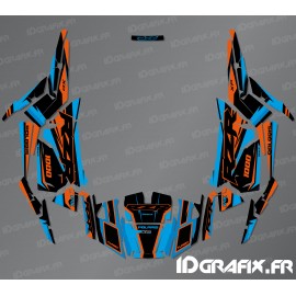 Kit dekor Factory Edition (Blau/Orange)- IDgrafix - Polaris RZR 1000 S/XP