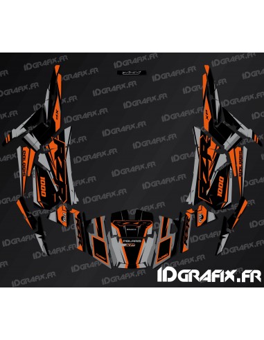 Kit de decoració Fàbrica Edició (Gris/Taronja)- IDgrafix - Polaris RZR 1000 S/XP -idgrafix