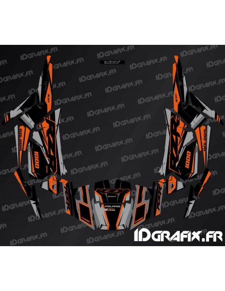 Kit décoration Factory Edition (Gris/Orange)- IDgrafix - Polaris RZR 1000 S/XP -  Idgrafix Kit décoration Factory Edition (Gris/Orange)- IDgrafix - Polaris RZR 1000 S/XP -  Idgrafix
