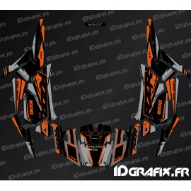 Kit de decoración de la Fábrica de Edición (Gris/Naranja)- IDgrafix - Polaris RZR 1000 S/XP -idgrafix