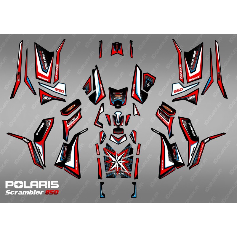 Kit décoration Limited Edition (Full) - IDgrafix - Polaris 850/1000 Scrambler - Idgrafix