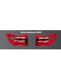 Adesivi Sport Edition (rosso) per porte Can Am Maverick SPORT