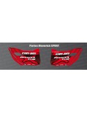 Stickers Trail Edition (red) for doors Can Am Maverick TRAIL