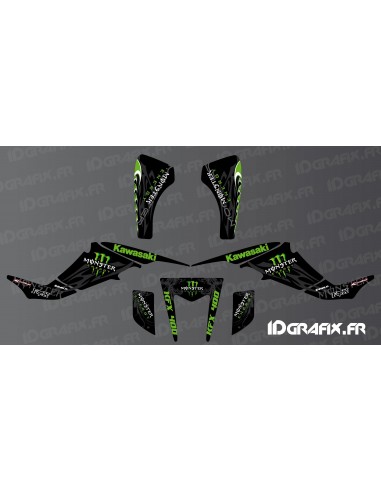 Kit de decoració Personalitzada Monstre Edició - IDgrafix - Kawasaki KFX 400 -idgrafix