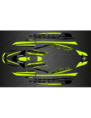 Kit deco Race Issue Yellow Lime - YAMAHA-FX (AFTER 2019)