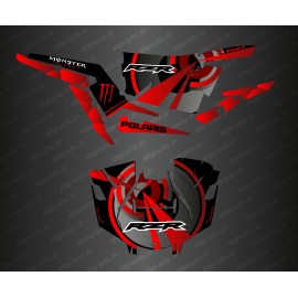Kit de decoración de Óptica Edición (Rojo)- IDgrafix - Polaris RZR 1000 Turbo / Turbo S -idgrafix