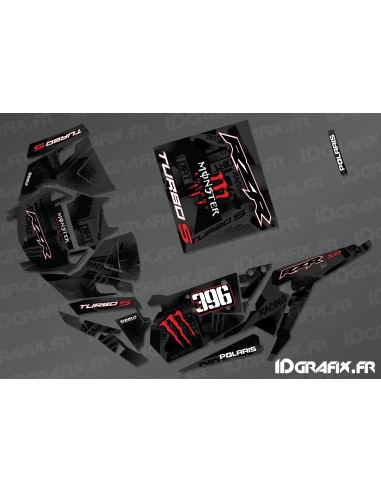 Kit andalusa Mostro Edizione di Fabbrica (Rosso)- IDgrafix - Polaris RZR 1000 Turbo / Turbo S