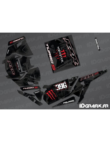 Kit dekor Monster Factory Edition (Rot)- IDgrafix - Polaris RZR 1000 Turbo / Turbo S