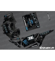Kit décoration Monster Factory Edition (Blue)- IDgrafix - Polaris RZR 1000 Turbo / Turbo S