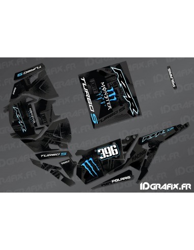 Kit andalusa Monster Factory Edition (Blu)- IDgrafix - Polaris RZR 1000 Turbo / Turbo S