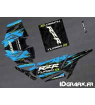 Kit de decoración de Edición de Flash (Azul)- IDgrafix - Polaris RZR 1000 Turbo / Turbo S