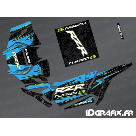 Kit decoration Flash Edition (Blue)- IDgrafix - Polaris RZR 1000 Turbo / Turbo S - IDgrafix