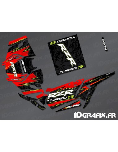 Kit de decoració Flash Edició (Vermell)- IDgrafix - Polaris RZR 1000 Turbo / Turbo S -idgrafix