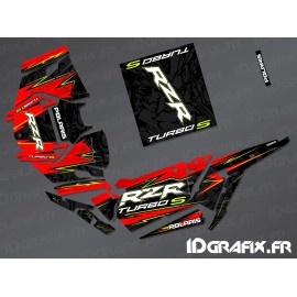 Kit de decoración de Edición de Flash (Rojo)- IDgrafix - Polaris RZR 1000 Turbo / Turbo S -idgrafix
