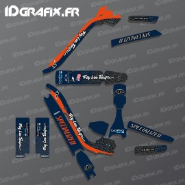 Kit deco Troy Lee Edició Completa (Blau/Taronja) - Especialitzada Kenevo -idgrafix