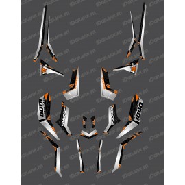 Kit dekor SpiderStar Grau/Orange (Light) - IDgrafix - Polaris Scrambler 850