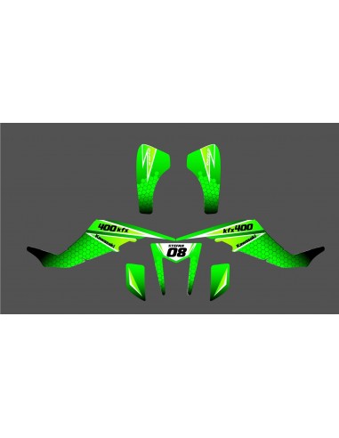 Kit dekor Racing-Power Edition - IDgrafix - Kawasaki KFX 400