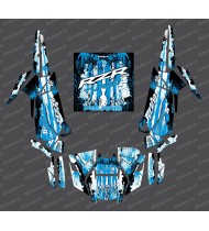 Kit décoration Drop Edition (Bleu)- IDgrafix - Polaris RZR 1000 Turbo / Turbo S