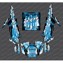 Kit de decoración de la Caída de Edición (Azul)- IDgrafix - Polaris RZR 1000 Turbo / Turbo S -idgrafix