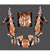 Kit decorazione Goccia Edizione (Arancione)- IDgrafix - Polaris RZR 1000 Turbo / Turbo S