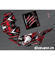 Kit de decoració Llop Edició (Vermell)- IDgrafix - Polaris RZR 1000 Turbo / Turbo S -idgrafix