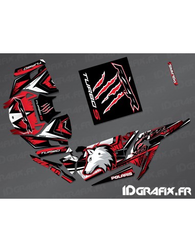 Kit décoration Wolf Edition (Rouge)- IDgrafix - Polaris RZR 1000 Turbo / Turbo S