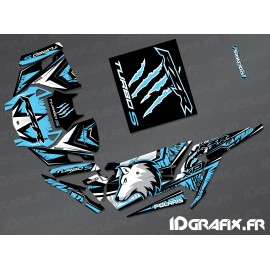 Kit de decoración de Wolf Edition (Azul)- IDgrafix - Polaris RZR 1000 Turbo / Turbo S -idgrafix