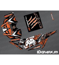 Kit decorazione Wolf Edition (Arancione)- IDgrafix - Polaris RZR 1000 Turbo / Turbo S