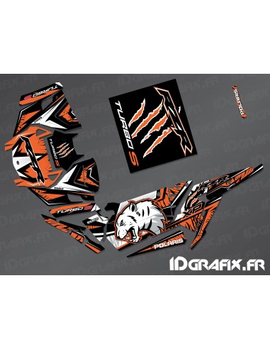 Kit décoration Wolf Edition (Orange)- IDgrafix - Polaris RZR 1000 Turbo / Turbo S