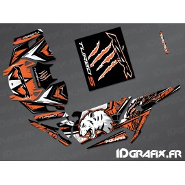 Kit decoration Wolf Edition (Orange)- IDgrafix - Polaris RZR 1000 Turbo / Turbo S - IDgrafix