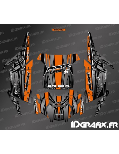 Kit de decoració de Titani Edició (Taronja)- IDgrafix - Polaris RZR 1000 Turbo / Turbo S -idgrafix
