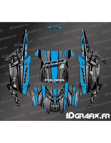 Kit de decoración de Titanio Edición (Azul)- IDgrafix - Polaris RZR 1000 Turbo / Turbo S