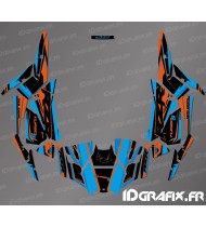 Kit decorazione Factory Edition (Blu/Arancione)- IDgrafix - Polaris RZR 1000 Turbo / Turbo S
