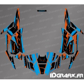 Kit decoration Factory Edition (Blue/Orange)- IDgrafix - Polaris RZR 1000 Turbo / Turbo S - IDgrafix