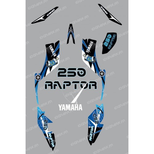 Kit décoration Space Bleu - IDgrafix - Yamaha 250 Raptor
