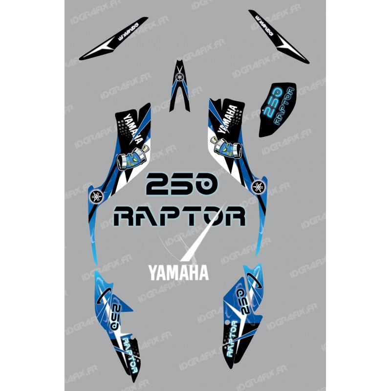 Kit de decoración de Espacio Azul - IDgrafix - Yamaha Raptor 250