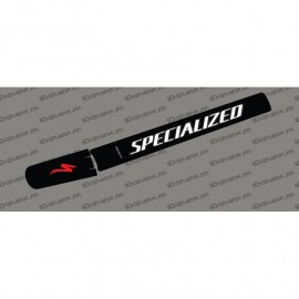 Sticker protection Tube Batterie - Black edition (Blanc/Rouge) - Specialized Kenevo (après 2020)-idgrafix
