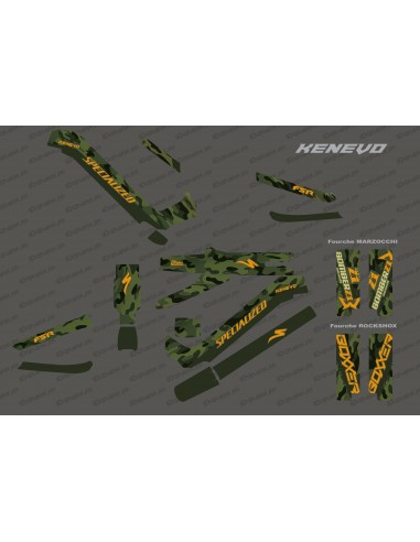 Kit deco Army Edition Full (Green) - Specialized Kenevo (after 2020)