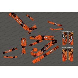 Kit deco Brush Edition Full (Orange) - Specialized Kenevo (after 2020) - IDgrafix