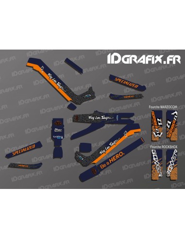 Kit deco TroyLee Design Edizione Completa (Blu/Rrange) - Specializzata Kenevo (dopo il 2020)